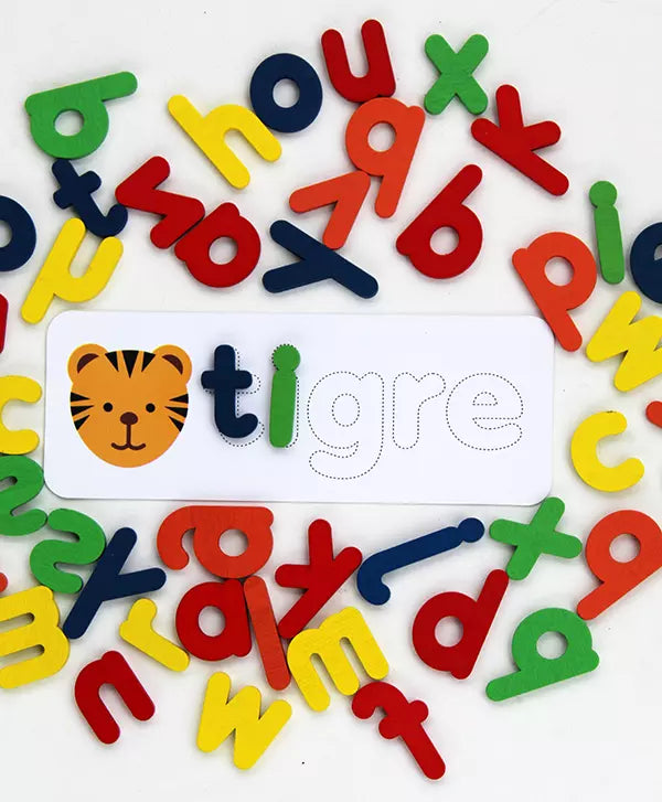 Juego de palabras MONTESSORI - Ideal para el aprendizaje de tus hijos + Envío Gratis