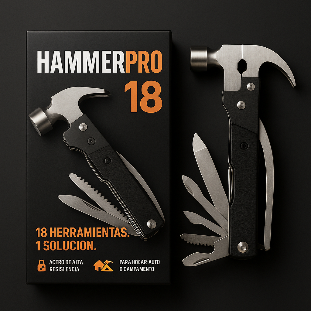 Martillo Multiusos / HammerPro 18 en 1