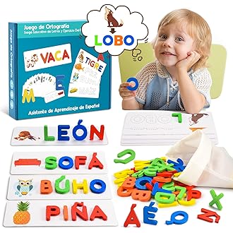 Juego de palabras MONTESSORI - Ideal para el aprendizaje de tus hijos + Envío Gratis