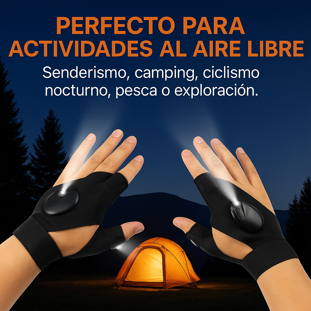 Guantes LED para Trabajo Nocturno 🔦