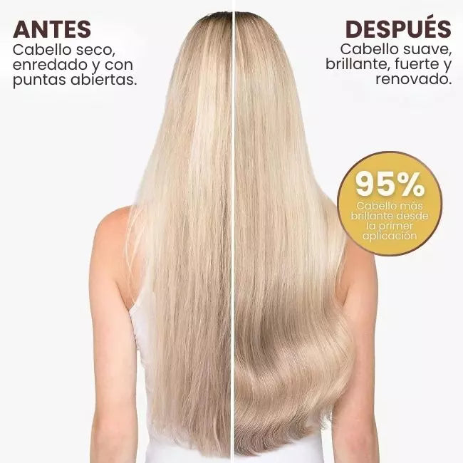 Mascarilla Capilar de Colágeno EELHOE – Recupera la fuerza, el brillo y la vida de tu cabello desde la primera aplicación.