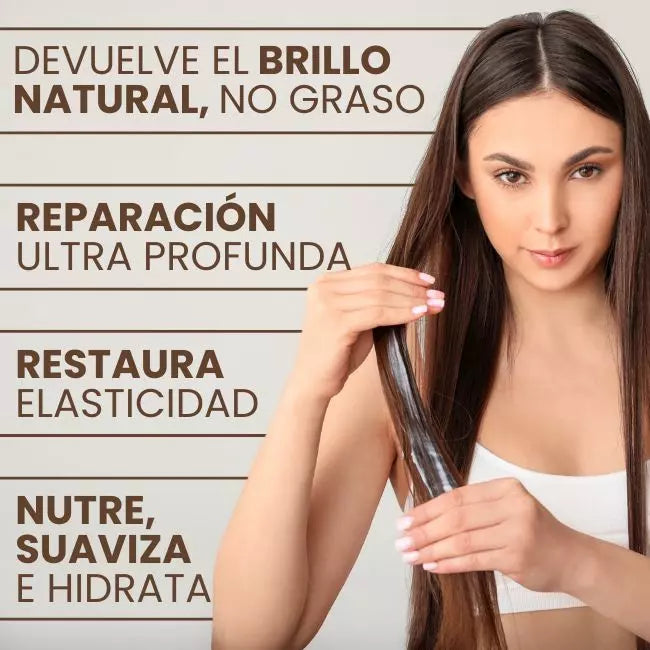 Mascarilla Capilar de Colágeno EELHOE – Recupera la fuerza, el brillo y la vida de tu cabello desde la primera aplicación.