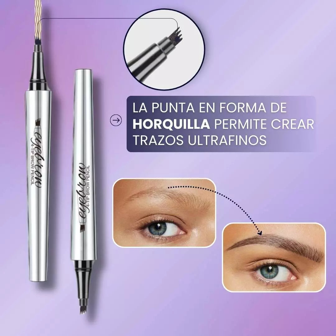Lápiz de cejas de 4 puntos