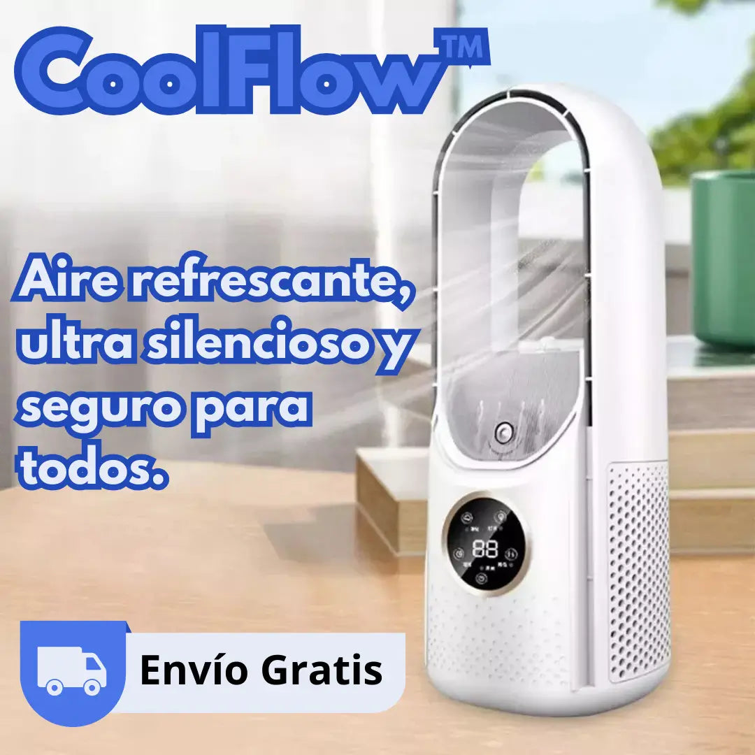 CoolFlow™ - Ventilador Enfriador de Aire Portátil + Envío Gratis