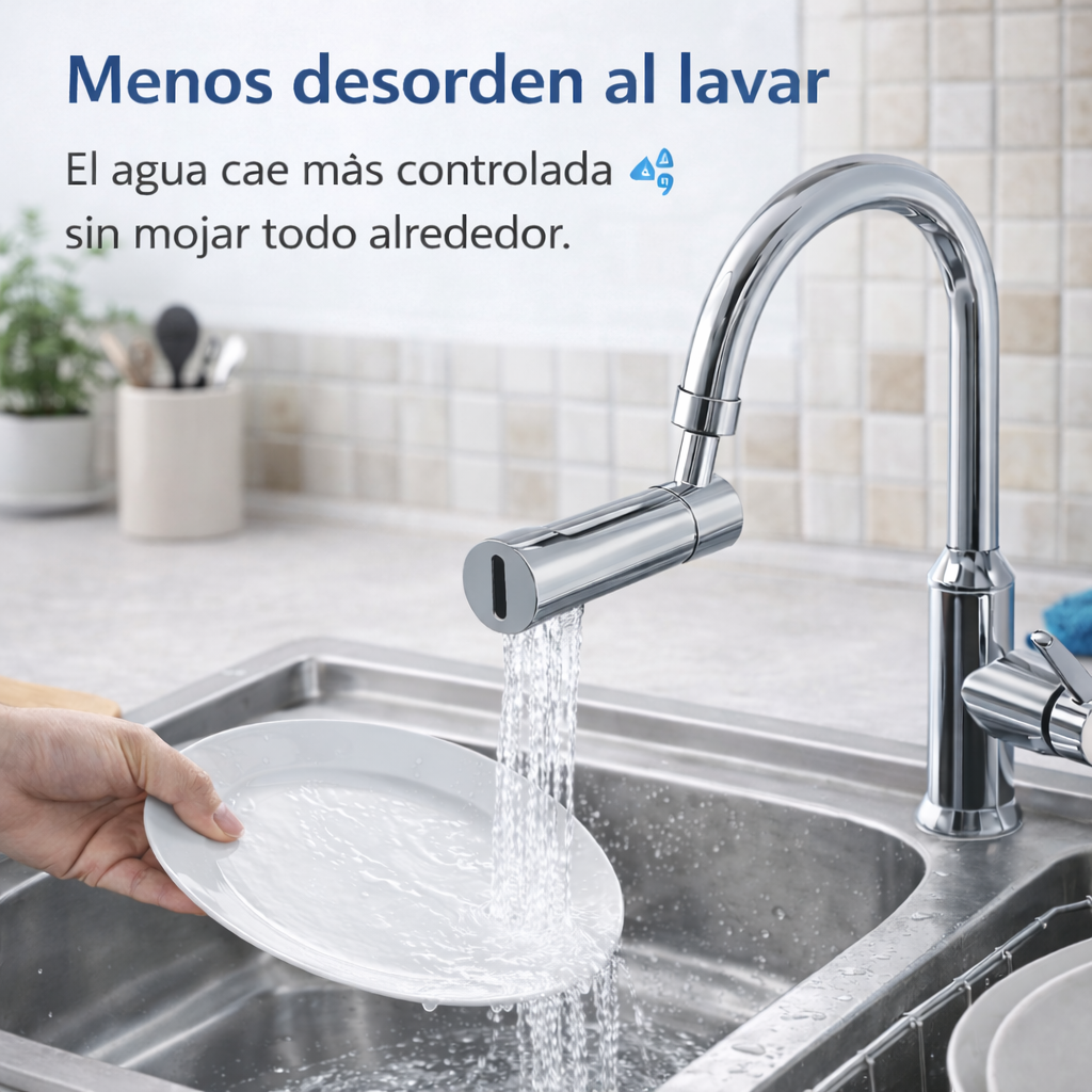 AquaFlex 4 en 1 – 💦 Más control del agua en tu cocina todos los días