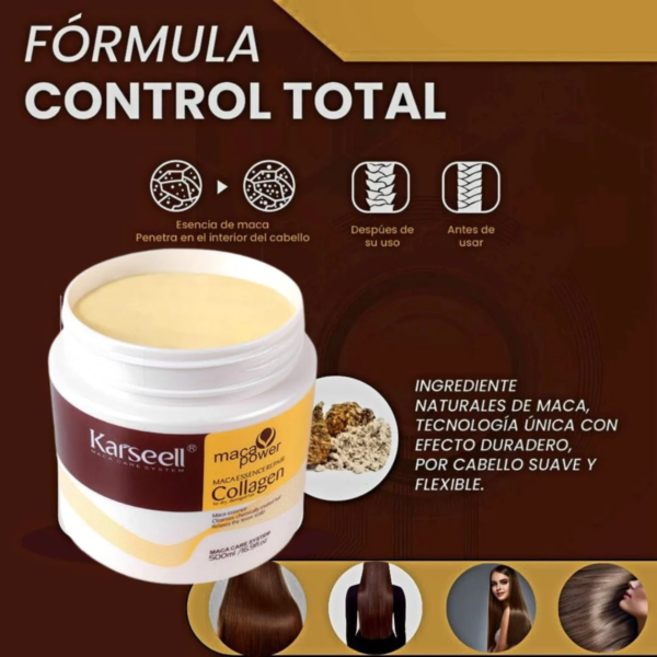 Karseell™ Tratamiento con Colágeno y Maca / 500 ml- Para tu cabello.