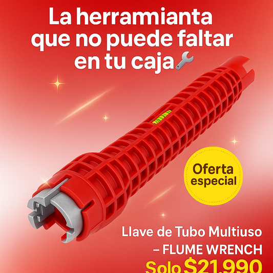 Llave de Tubo Multiuso 8 en 1 – FLUME WR