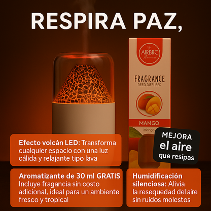 Humificador Volcano y adicional, Llévate el aromatizante GRATIS por tiempo limitado