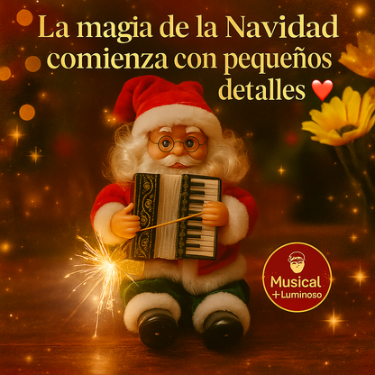 🎅 Viejito Pascuero Musical con Acordeón