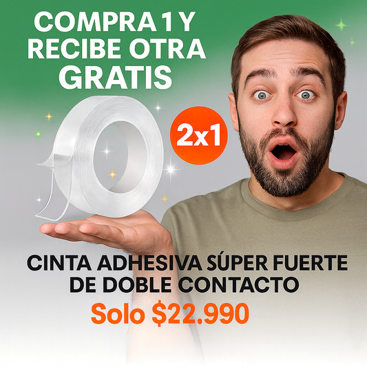 Cinta Adhesiva Mágica de Doble Contacto de 3 MTS – 🔥¡Llévate 2 por el precio de 1!🔥