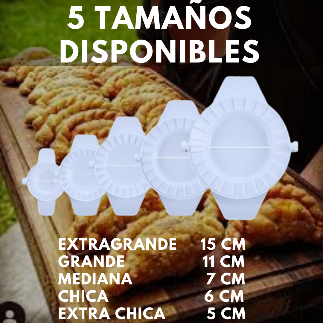 EmpaMaster: Set de 5 moldes para empanadas caceras + envío gratis