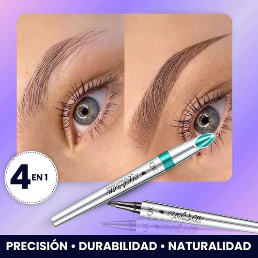 Lápiz de cejas de 4 puntos