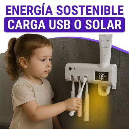 Esterilizador Porta Cepillos UV DentUV™ – Máxima Higiene y Protección Familiar