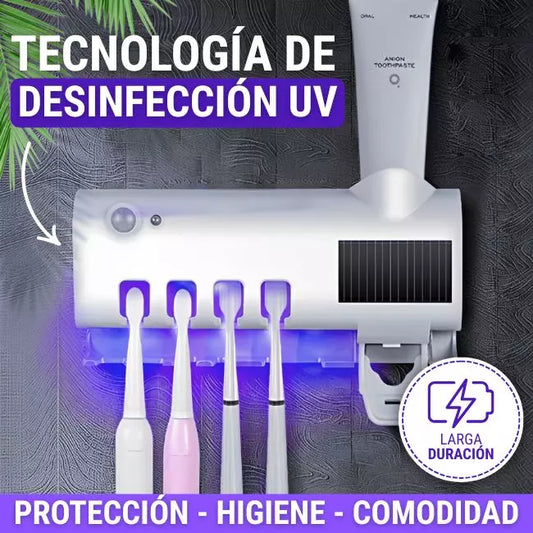 Esterilizador Porta Cepillos UV DentUV™ – Máxima Higiene y Protección Familiar