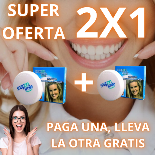 SnapOn Smile, ¡paga uno LLEVA OTRO GRATIS!