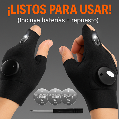 Guantes LED para Trabajo Nocturno 🔦