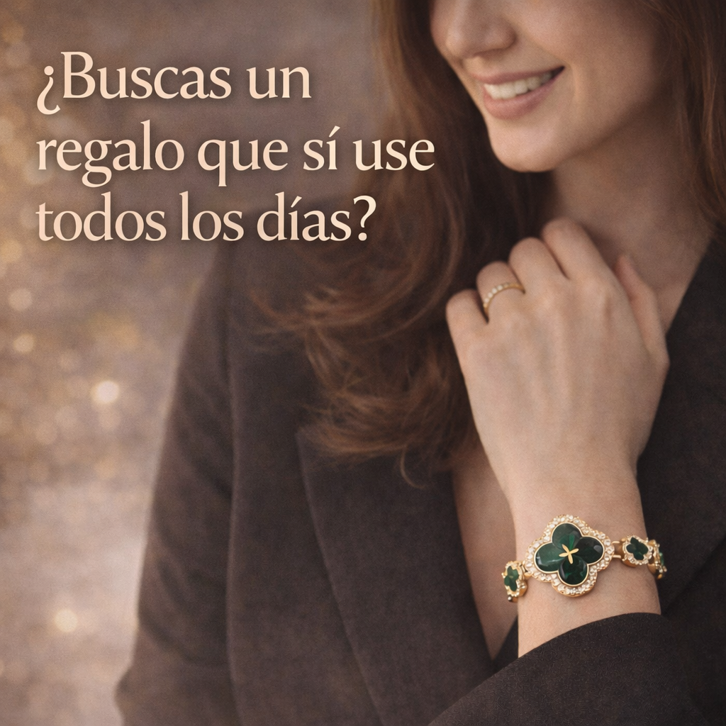 Reloj Elegance en forma de Trébol 🍀