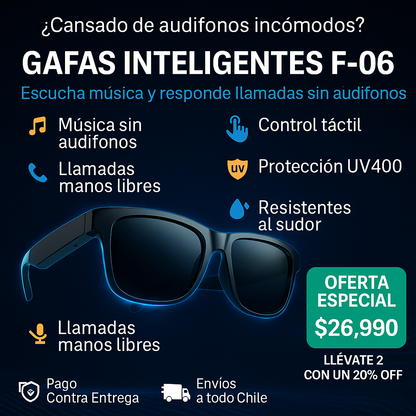 Gafas Inteligentes F-06