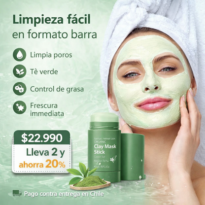 GreenClear Stick – Mascarilla Facial Té Verde